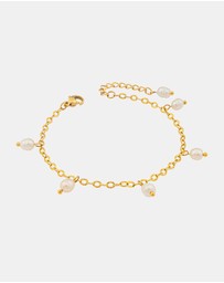 Zoe Olivia - Waterproof Luna Cultured Freshwater Pearl Bracelet
