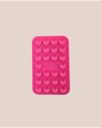 LOUVE COLLECTION - Suction Plate Phone Mount | Hot Pink