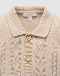 Purebaby - Cable Cardigan -Kids-Babies