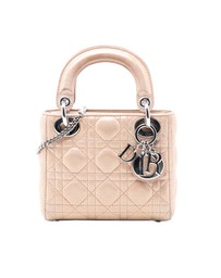 Pre-Loved by Azura Reborn - Pre-Loved Mini Iridescent Lambskin Cannage Lady Dior