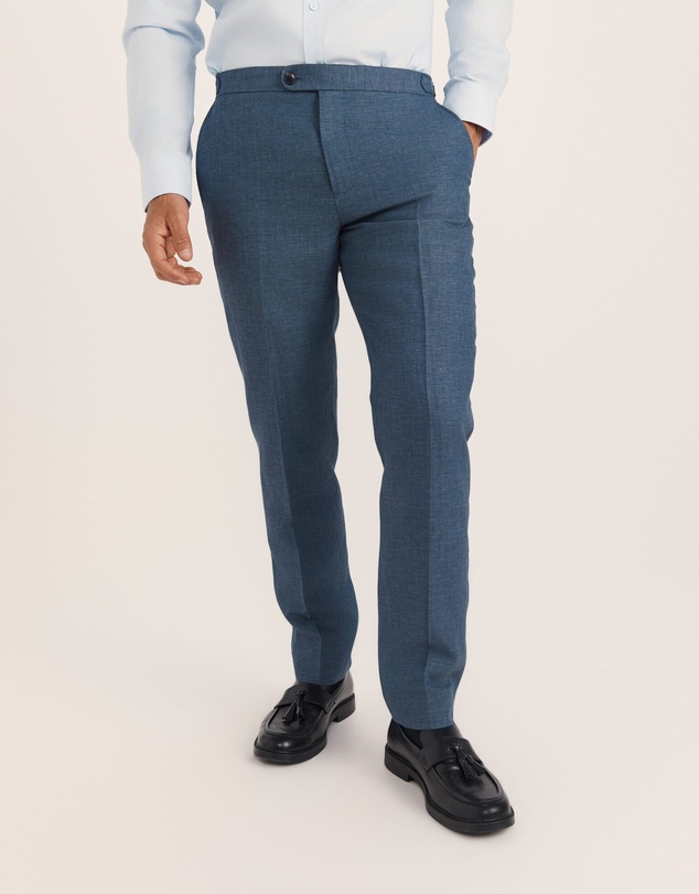 SABA - Lucian Cotton Linen Suit Pant