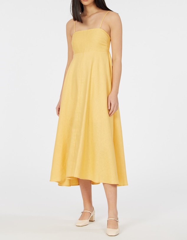 Amelius - Corinna Linen Midi Dress