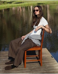 AERE - Organic Cotton Barrel Leg Pants