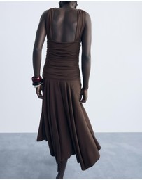 M.N.G - Long Dress With Contrasting Design