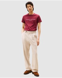 Tommy Hilfiger - Logo Embroidery Slim T-Shirt