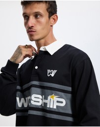 Worship - Laser Long Sleeve Rugby Polo