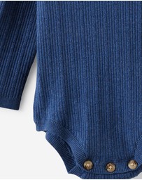 Cotton On Kids - Organic Blend Knit Long Sleeve Bubbysuit