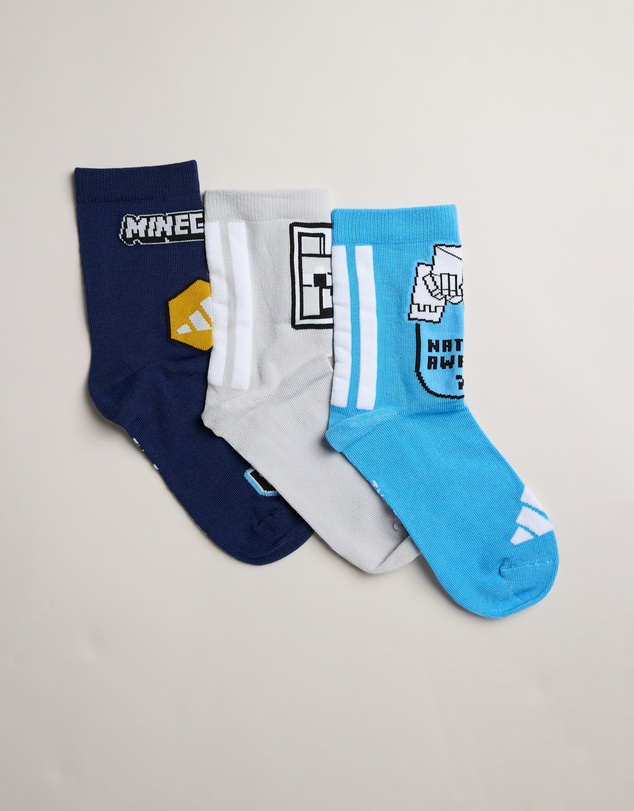 adidas Performance - 3-Pack Adidas x Minecraft Socks - Kids-Teens