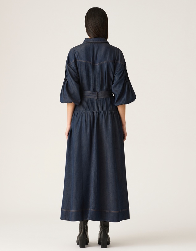 MOS The Label - Cleo Denim Shirt Dress