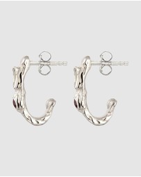 Haze & Glory - ICONIC EXCLUSIVE - Earrings Stud Topaz Iolite Gemstone 925 Sterling Silver