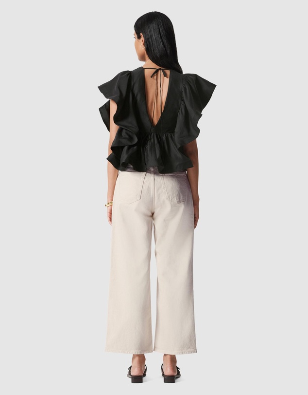 & Other Stories - Ruffle V-Neck Blouse