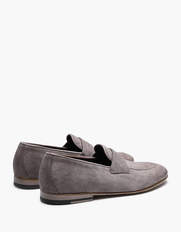 Aquila - D'ORO Collection - Ellis Suede Penny Loafers