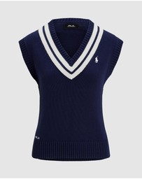 Polo Ralph Lauren - Cotton-Blend Cricket Sweater Vest
