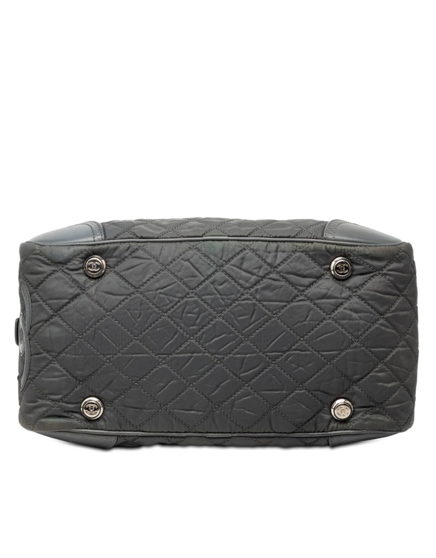 Pre-Loved by Azura Reborn - Pre-Loved Paris New York Quilted Nylon Duffle Handbag