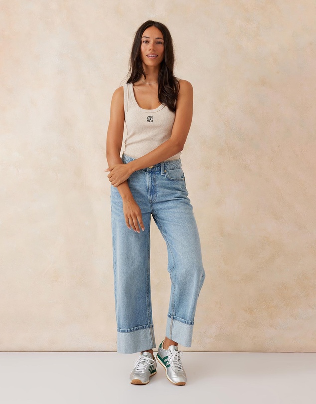 Ceres Life - Zoe Contour Rib Scoop Tank