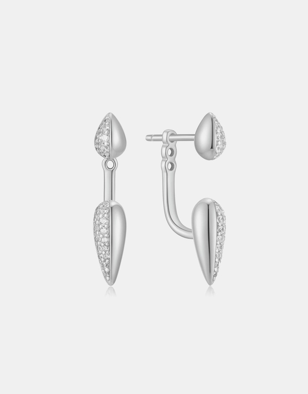 Ania Haie - Silver Sparkling Puffy Spike Ear Jackets