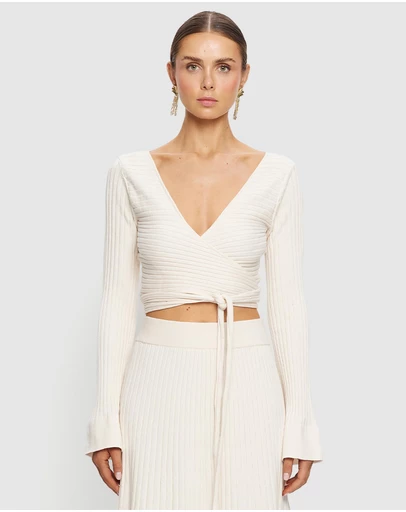 KIVARI - Daphne Rib Knit Top