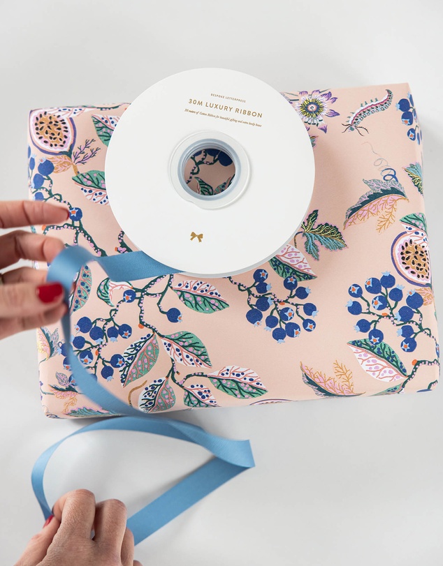 Bespoke Letterpress - Cotton Ribbon - Bermuda - 30 Meters