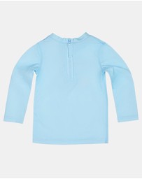 Toshi - Swim Rashie L/S Splash -  Swell Seekers Sky 1
