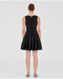 FRIEND of AUDREY - Lily Shirred Mini Dress