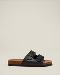 Rubi - Rex Double Buckle Slides