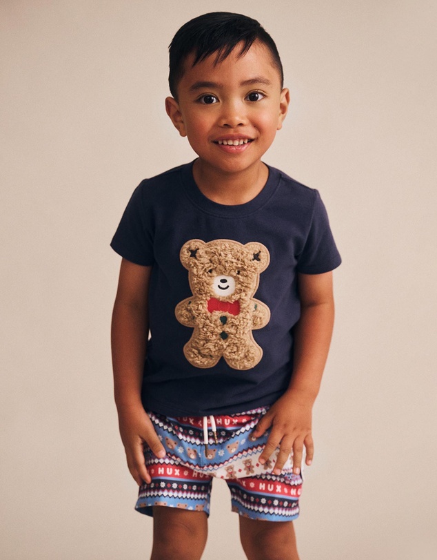 Huxbaby - Christmas Festive Swim Shorts - Babies-Kids