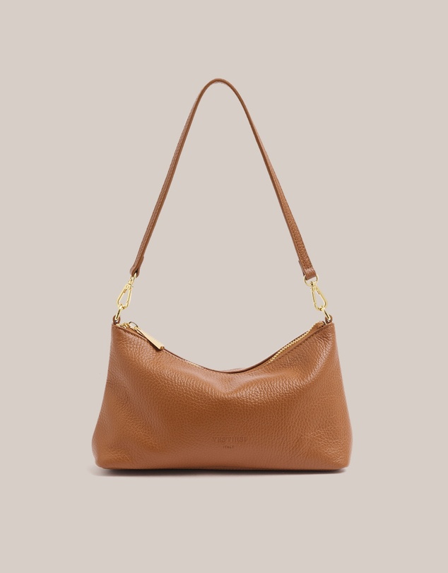 VESTIRSI - Ashley Tan Leather Crossbody Bag
