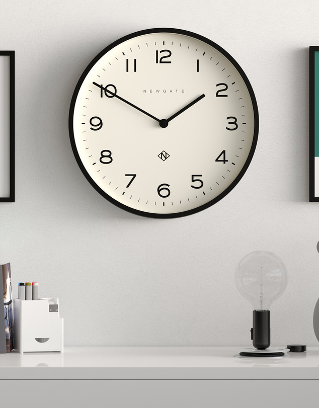 Newgate - Newgate Number Two Echo Wall Clock-Black