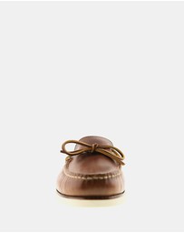 Sperry - Gold A/O One-Eye Leather Smooth Loafers - Men's
