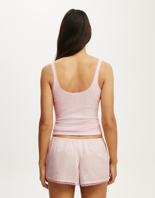 Cotton On Body - Dreamy Soft Pointelle Button Up Cami