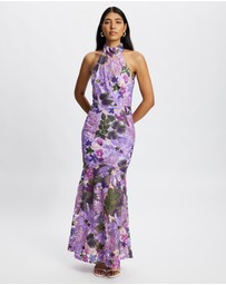 Romance by Honey and Beau - Chiara High Neck Maxi Dress