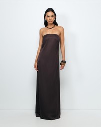 AERE - Kerra Strapless Maxi Dress
