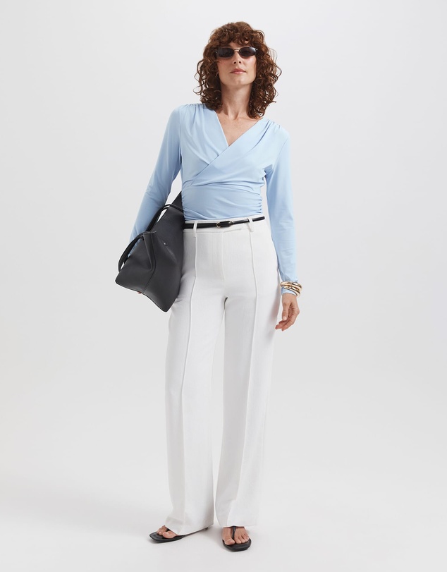 SABA - Serafina Wrap Long Sleeve Top