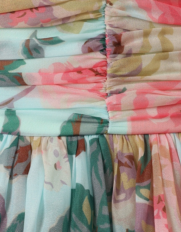 Petal & Pup - Floret Midi Dress - Blue Multi