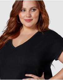 Indigo Tonic - Jacinta Longline V Neck Tee
