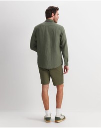 Sportscraft - Linen Long Sleeve Delave Shirt