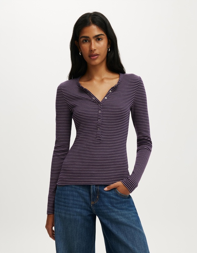 Cotton On - Blake Henley Long Sleeve Top