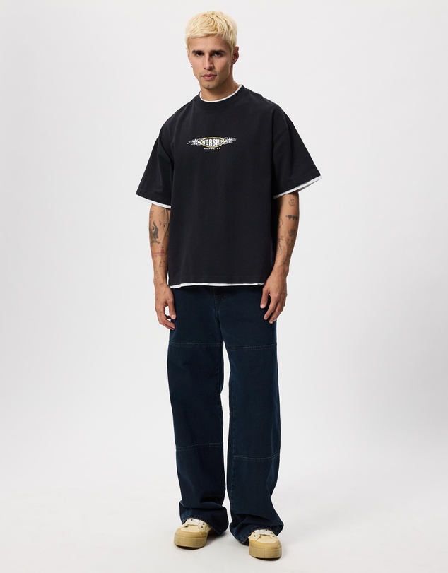 Worship - Tropical Storm Layered Box Crop Tee