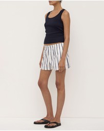 Assembly Label - Robyn Scoop Neck Rib Tank Top