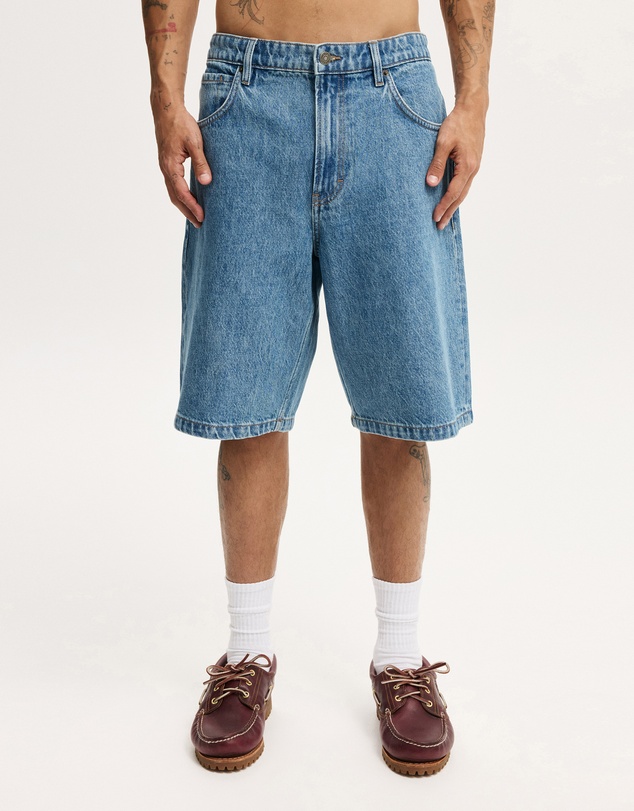Cotton On - Baggy Denim Shorts