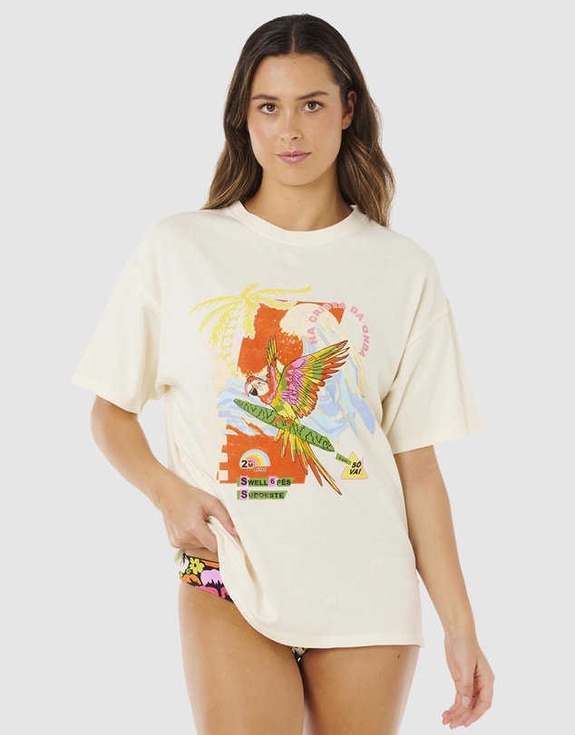 Rip Curl - Rip Curl x Farm Rio Wave Crest Heritage Tee