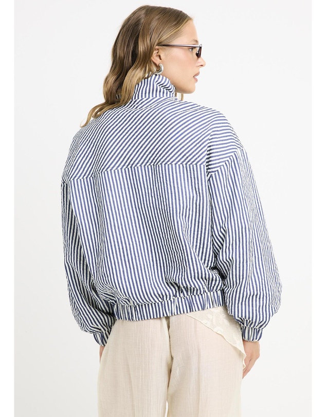 Subtitled - Adelaide Stripe Windbreaker