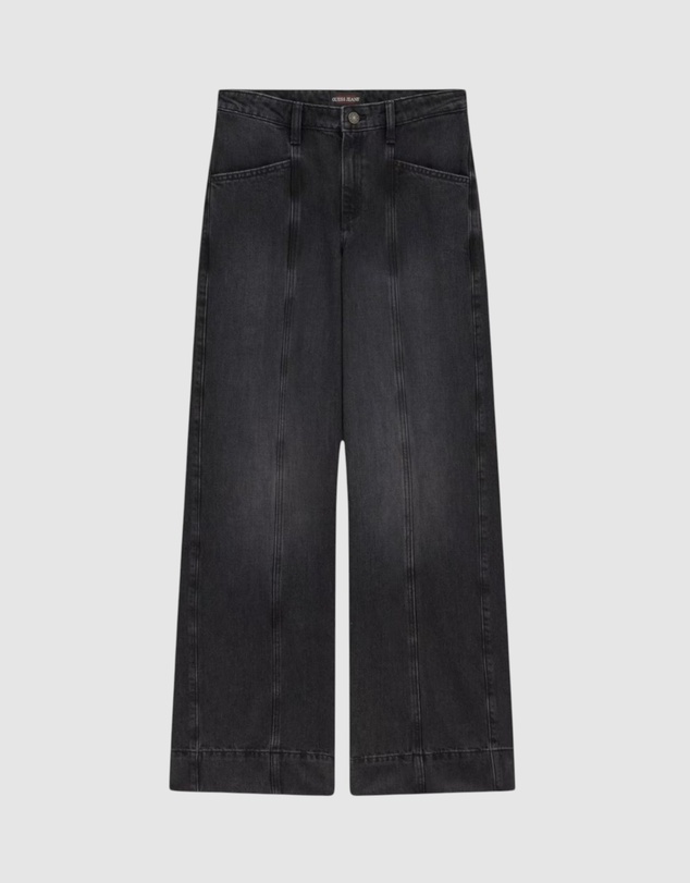 GUESS Jeans - GUESS JEANS Mid-Rise G11 Wide Leg Panelled Jeans