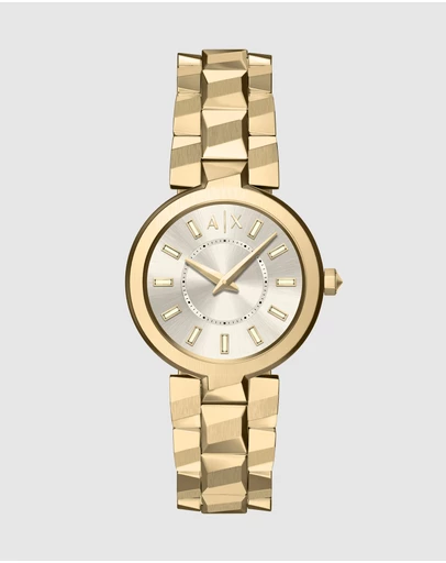 Armani Exchange - Gold Tone Analogue Watch