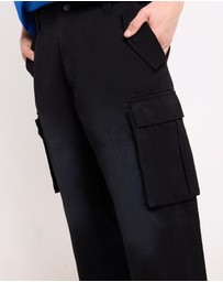 Black Noise White Rain - Systems Ripstop Cargo Pants