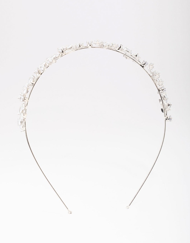Lovisa - Silver Marquise Round Leaf Headband
