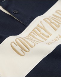 Country Road - Organically Grown Cotton Logo Rugby T-shirt