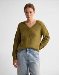Oxford - Bridgette Alpaca Blend V-Neck