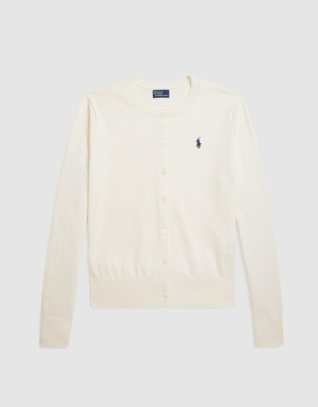 Polo Ralph Lauren - Stretch Cotton-Blend Crewneck Cardigan