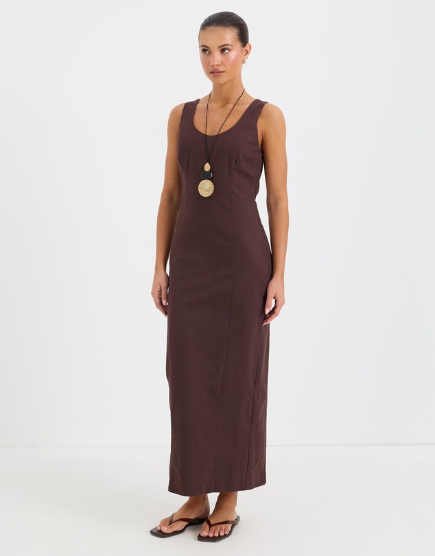 Calli - Ella Scoop Neck Midi Dress